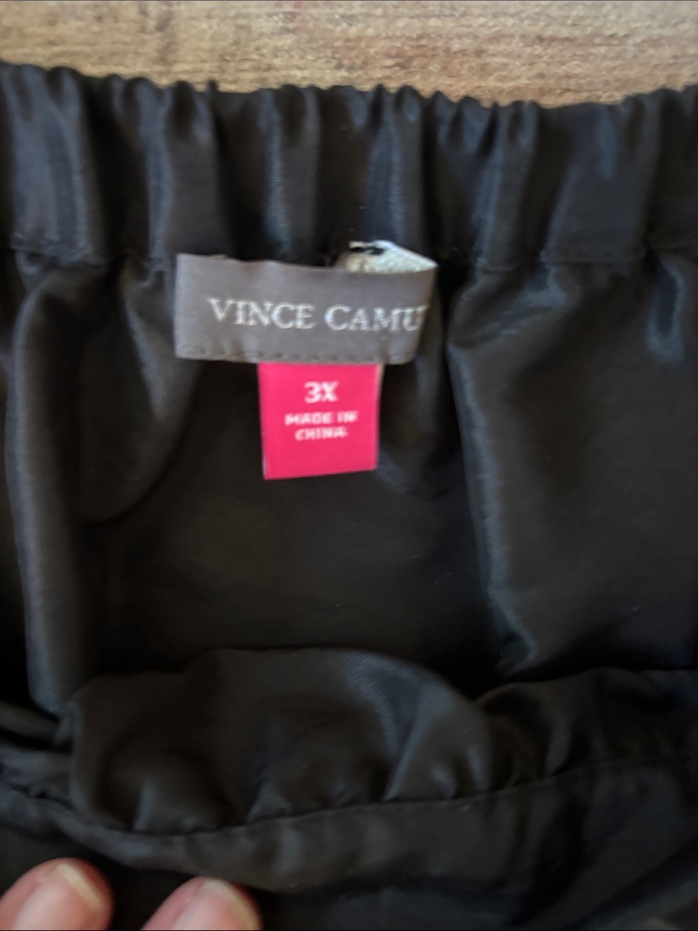Vince Camuto Black Tiered A-Line‎ Skirt - Picture 4 of 4